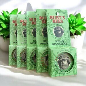 5 Burt's Bees Res-Q Ointment 0.60 oz 15 grams Each Tin Lot of 5